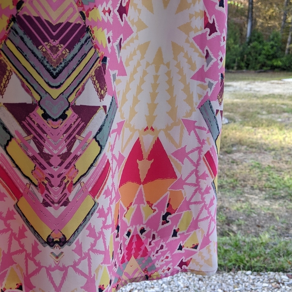 Anthropologie Everly Pink Sleeveless Shift Dress. Size Small. - Picture 15 of 16